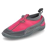 Fashy 7495 Aquaschuhe Badeschuhe pink/grau (21)