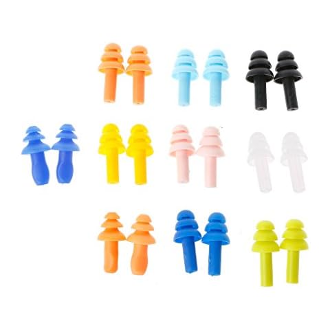 Nawwgy 2pcs Silicone Earplugs for Travel Sleeping Comfortable Ear Plugs Sleep Snoring Loud Noise Cover