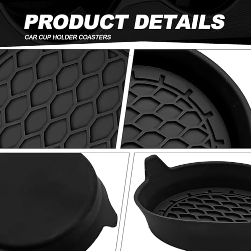 4PCS portavasos de silicona para Toyota Corolla 2019-2026 miniatura 6