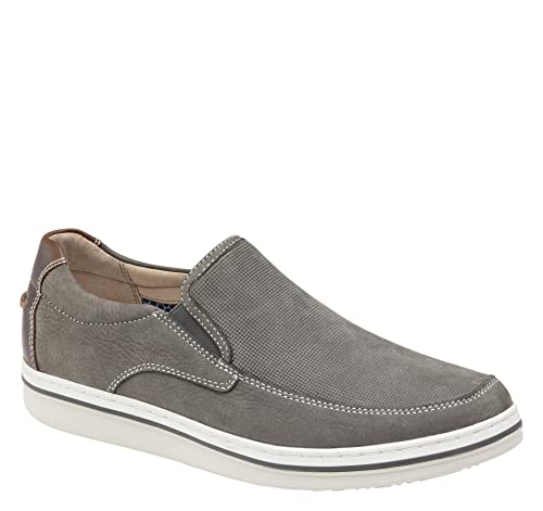 Johnston & Murphy Men’s Bowling Moc Venetian Shoe | Ultra-Lightweight Cushioning | Soft Nubuck