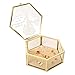 Disney Winnie the Pooh Jewelry Box - Glass Jewelry Case with Pooh and Piglet Design Jewelry Box, Officially Licensed