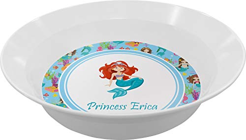 Personalized Mermaids Melamine Bowl - 12 oz