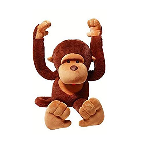 YunNasi Large Stuffed Monkey Giant Monkey Stuffed Animal Big Gorilla Plush Toy for Kids and Girlfriends (31.5 Inches)