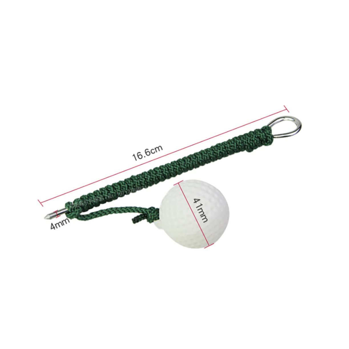 BRIGHTFUFU Golf Swing Training Tool Fly Rope Ball Practice Rope Outdoor Training Device