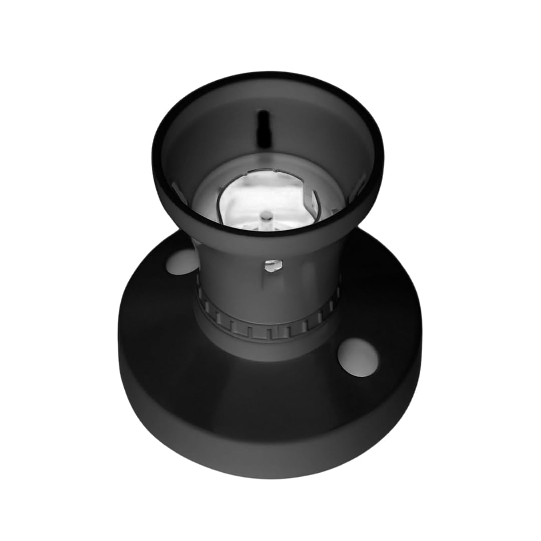 Mr.gadget's Solutions Black Ceiling Lamp Holder – Bc B22 Light Bulb Socket – Stylish & Durable Pendant Light Fitting For Modern Homes – Ideal For Kitchen Island, Living Room, Bedroom & Dining Room
