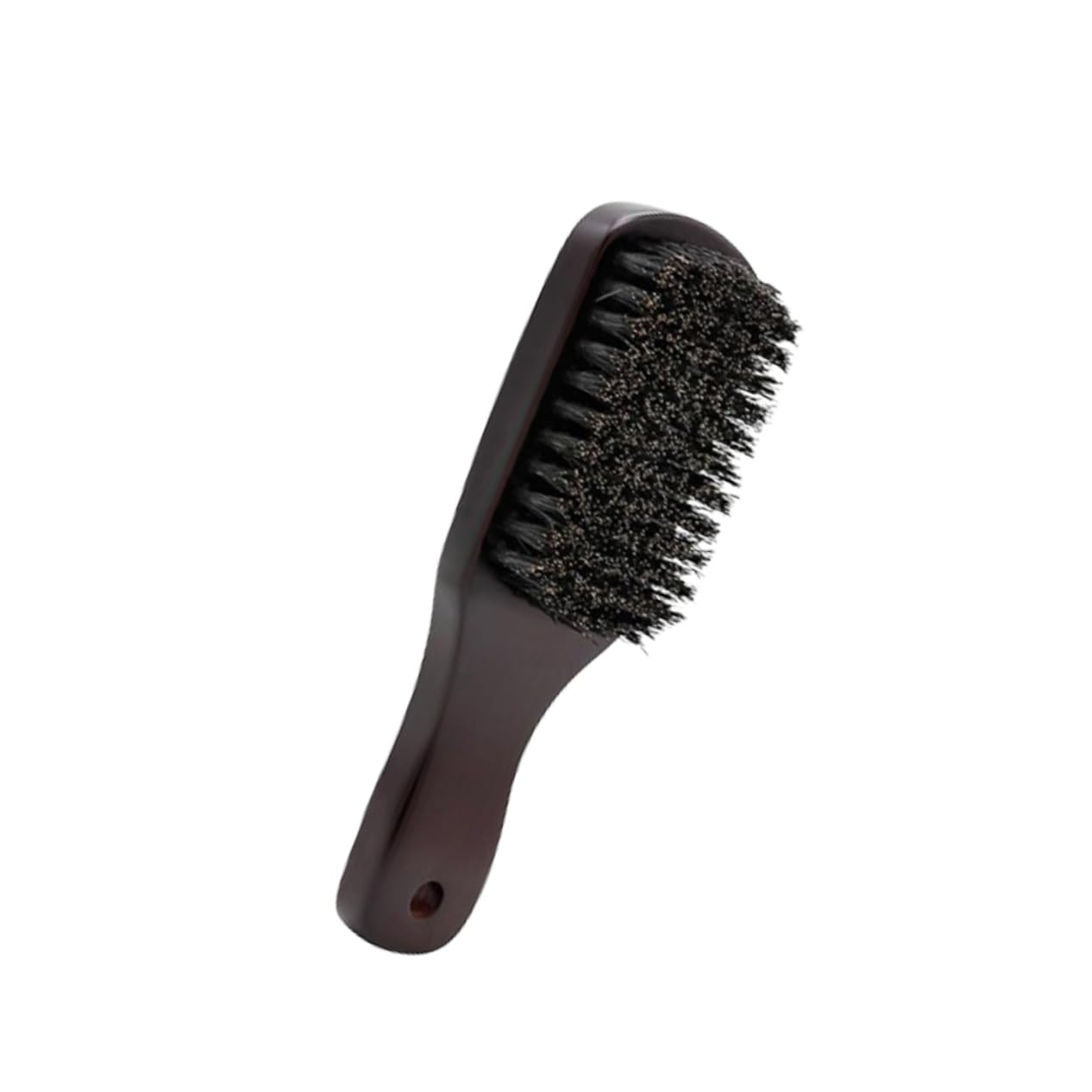 OSOLADY Natural Bristle Beard Brush Mens Beard Comb Mustache Brush Portable Beard Care Tool