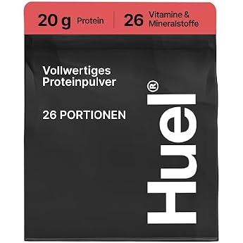 Huel Complete Protein Powder 26 Servings Strawberries Cream Flavour 20 g Protein Per Serving Vegan Protein Powder Gluten Free Soy Free Naturally Flavoured Protein Shake Strawberry Cream