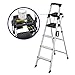 COSCO 6-foot Signature Series Aluminum Step Ladder, Type 1A, 300 lb. Capacity
