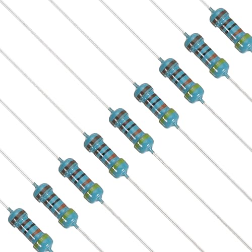 PATIKIL 4.3K Ohm Resistor 120Pcs 1/4W Metal Film Fixed Resistor Kit 1%