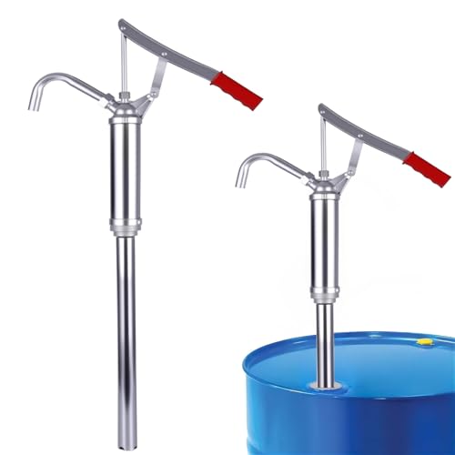 Fasspumpe 15 bis 55 Gallonen Fasspumpe Rotations-Handflüssigkeitstransfer, Hochleistungs-Rotationsfasspumpe, Handtrommelpumpe für Kerosin, Motoröl, Kraftstoff Diesel, Hydraulikflüssigkeit Fasspumpe 15 bis 55 Gallonen Fasspumpe Rotations-Handflüssigkeitstransfer, Hochleistungs-Rotationsfasspumpe, Handtrommelpumpe für Kerosin, Motoröl, Kraftstoff Diesel, Hydraulikflüssigkeit