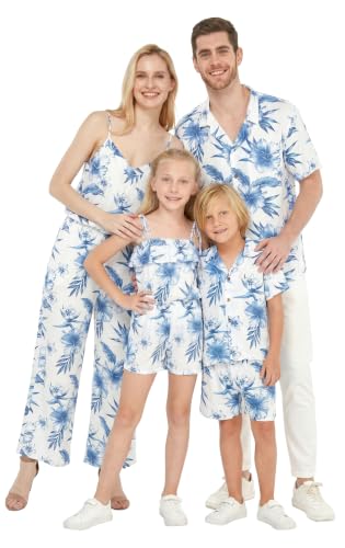Image of Hawaii Hangover Family Matching Hawaiian Clothes, Day Dream Bloom | Family matching Hawaiian outfits, Day Dream Bloom, lightweight rayon, machine washable, tropical floral print, luaus, cruises