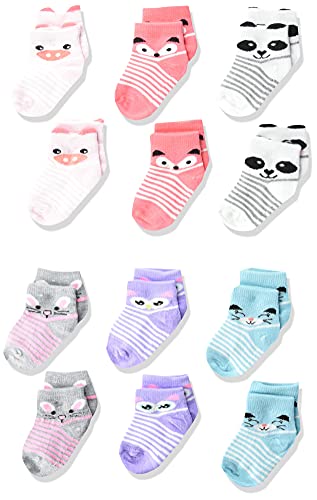 Image of Cherokee Baby Girls' 12 Pack Shorty Socks