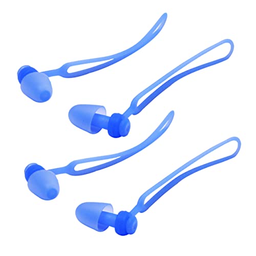 SEWOART 2 塞 に しい 製 用 栓 紐付 と子供向け 水 での使用に 青