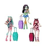 Monster High Skulltimate Secrets Serie 7, Muñeca Sorpresa con 19 Accesorios, Llaves Misteriosas y Ropa Inspirada en Viaje,...