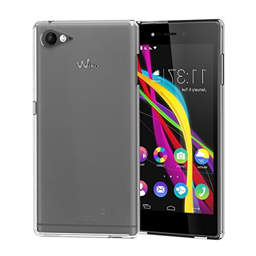 NEW'C Coque pour Wiko Highway Star 4G, Ultra Transparente Silicone en Gel TPU Souple Coque de Protection avec Absorption de Choc et Anti-Scratch