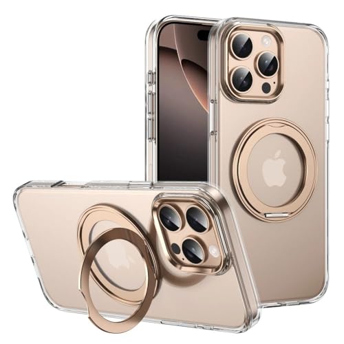 Coque transparente iPhone 13 14 15 16 anti jaunissement avec support