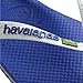 Havaianas Kid's Brazil Logo Flip Flop Sandal, Marine Blue, 11/12 M US Little Kid