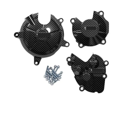 Cache stator moteur ZX-6R 636 : kit de couvercles protection carter moto 2008-2025