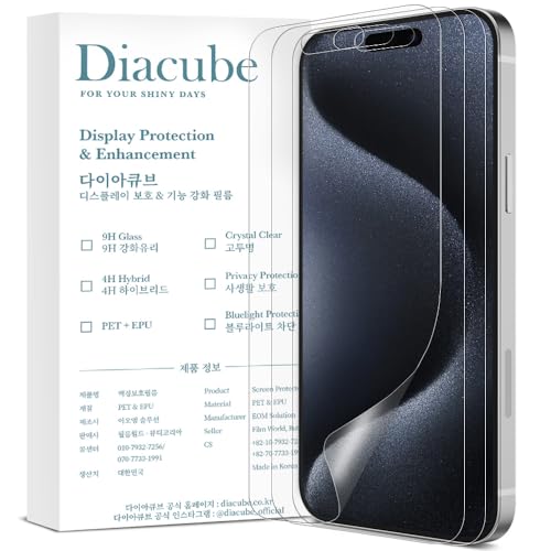 Film protecteur écran mat iPhone 15 Pro anti-reflets et anti-traces PET