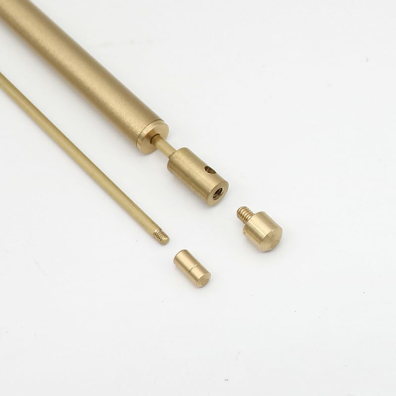 VIGAN 2PCS Copper Handheld Dragon Seeking Dowsing Rod Outdoor Energy Water Witching Adjustable Detector Professional Detachable Tool