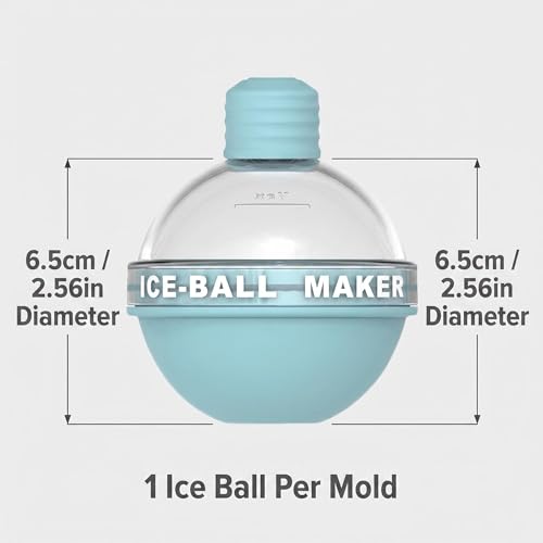 Molde reusable para esfera de hielo redonda grande miniatura 3