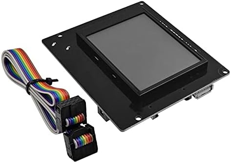 Lysee 3D Printer Parts & Accessories - 3D Printer for MKS TFT28 V4.0 Power Cut and Interrupted Material Detection 2.8-Inch Full-Color Press Sn Display - (Color: Black)