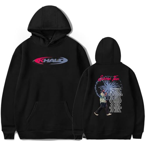 Khalid Tour Merch Spring Autumn Hoodies Fashion Clothes Casual Tops Sweatshirts