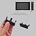 EMALPE Microwave Button Replacement for KitchenAid/Whirlpool Models, Rectangular Door Eject Button (Black)