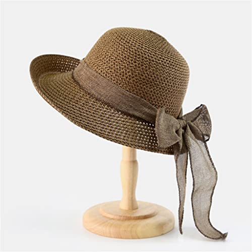 Chapeau de soleil femmes été anti-coup de chaleur plage chapelet