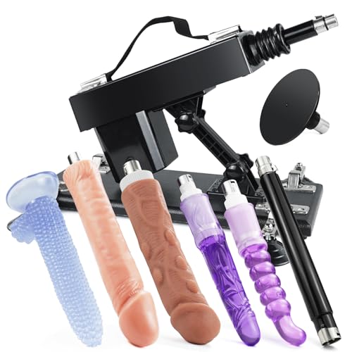 iKenmu Sexmaschine Sex Spielzeug Fickmaschine für Frauen Rosa Sex Dildos Maschine mit 4'Saugnäpfe Liebesmaschine Mann Frauen Paare Sex 7*Zubehör Automatische Masturbation Sexmaschinen