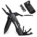 Multitool Pocket Knife Multi Pliers - Synerky Multipurpose Folding Knife Multi-plier with 9-in-1 Screwdriver Bit Set Safety Lock for Survival, Camping, Fishing, Hunting, Hiking, Backpacking