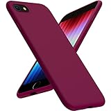 【Compatible con iPhone SE 3 2022】La silicona líquida sedosa le brinda a su iPhone SE 3 2022 una textura suave, una sensación cómoda y un buen agarre.