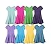 City Threads Big Girls' Short Sleeve Twirly Circle Party Dress Perfect for Sensitive Skin/SPD/Sensory Friendly for School or Play Fall/Spring, Candy Apple, 10