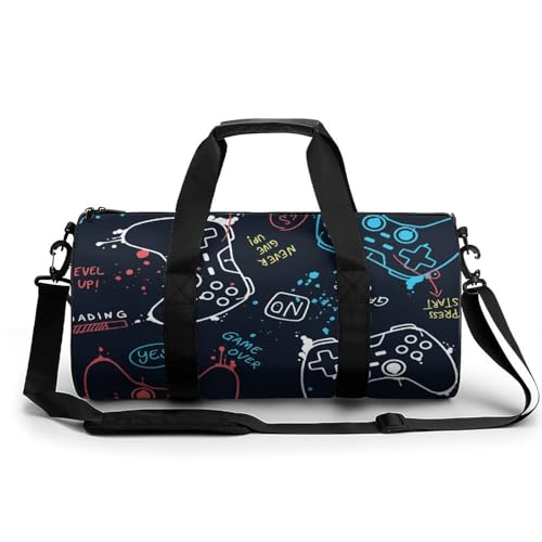 Duffel bag contrôle du jeu 45x23x23cm, le sac de gym robuste et spacieux