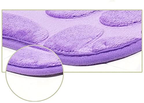 TOPCHANCES 2 Stück rutschfeste Ständer Badematten Set atmungsaktivem Memory-Schaum Bad-Teppiche angenehm weiches Wasser… – Bild 6