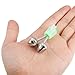 SynHHergyx 10 Pcs Fishing Rod Bells Fishing Rod Alarm Bell Double 1.89 Inch Green Galvanized Fish Bite Alarm Portable Reusable Bites Indicator for Night Bite Indicators