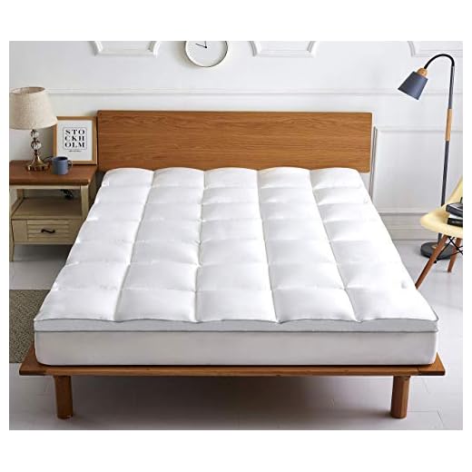 COMFORT BOOST Extra Thick Mattress Topper. All Season Cooling Bed Topper. 400TC, Down Alternative Fill, 21” Deep Pocket (King)