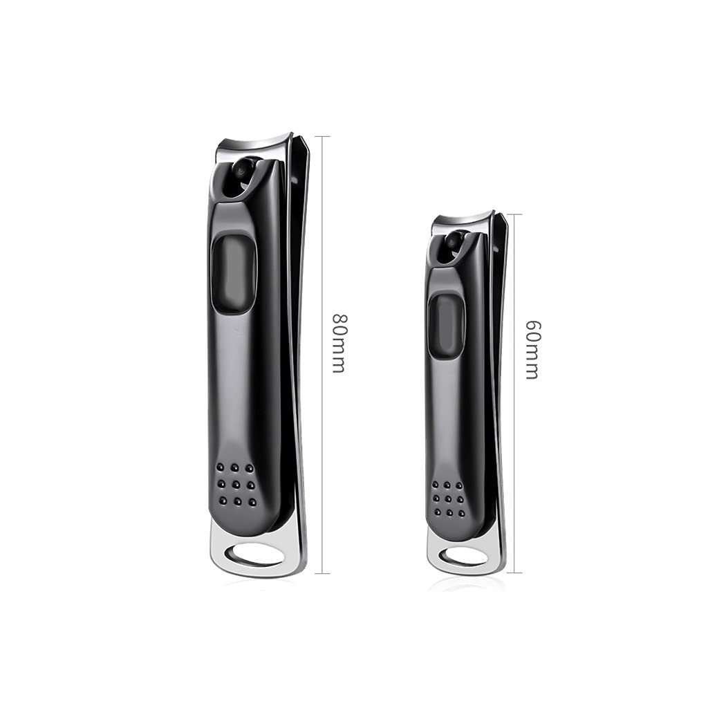AMONG Kit de Manicura Herramientas del Clavo de Acero Inoxidable Clippers Sistema del Cuidado Personal exfoliantes 9 Pieza Hombre y Mujer Naranja Kit de Cortauñas
