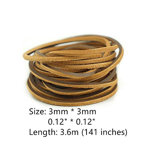 Decker Leather Boot Lace 141 Inches Long Shoelaces Cut To Fit All Size Leather Shoelace Cord String For Welders thumb #1