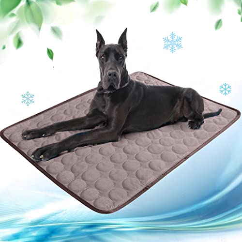 NIBESSER Tappetino Refrigerante per Cani Taglia Media Tappetino Rinfrescante per Gatti Impermeabile Antiscivolo Tappeto Refrigerante Cane per Viaggio Auto Cuccia Casa