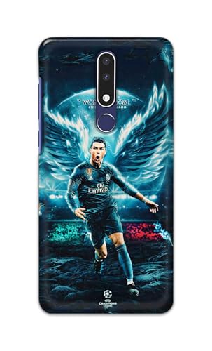 Image of Printed Hard Back Cover for Nokia 3.1+ Plus Back Cover (Famous Football Player -K2) -190724(DP)
