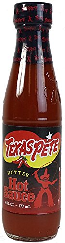 Texas Pete Hotter Hot Sauce - 6 ozs. (Pack of 3)