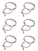 Finrezio 6 Piezas Pulsera De Mal De Ojo Pulseras Trenzadas Hamsa Pulsera...