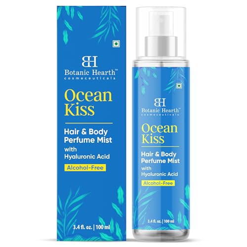 Botanic Hearth Ocean Kiss Hair Perfume & Body Perfume Mist with Hyaluronic Acid – Alcohol-Free Refreshing Fragrance Spray, Long Lasting Hydrating Mist for Women & Men, 3.4 fl oz