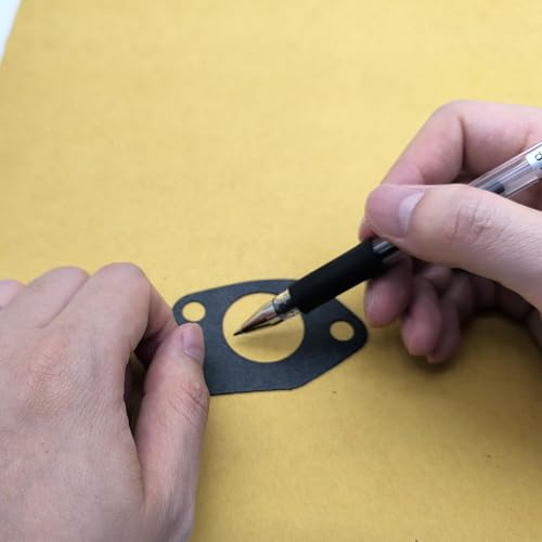 Strongthium 2 Feuilles Joint Sans Amiante pour Tondeuse Mini Ép. 0,5mm & 0,8mm DIY