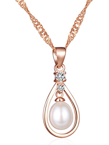 Unendlich U Fashion Träne des Engels Damen Halskette 925 Sterling...