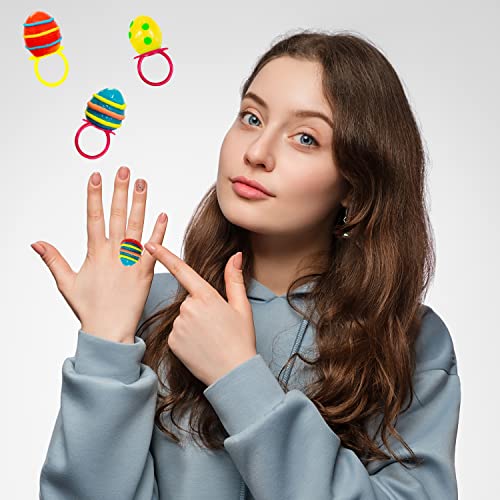 Fruidles Easter Eggs Candy Rings, Hard Candy, Individually Wrapped (12-Pack) #TOP2