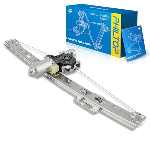 Image of PHILTOP Rear Left Driver Side Power Window Regulator and Motor Assembly Compatible with Mercedes-Benz 1998-2002 ML320 1999-2001 ML430 2002 ML500 2000-2002 zML55 AMG Replaces 748-002,2 Pins