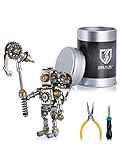 SAVWAY Metal Kit Model 3D Puzzles for Adults to Build, Unassembled Metal Puzzle Kits - Ideal Toy Mammon Model Building Kit