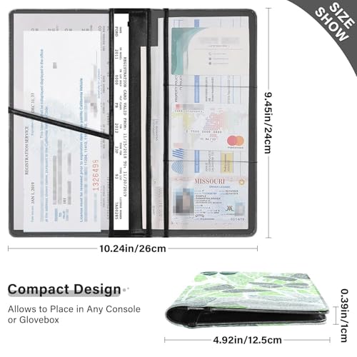 Organizador De Documentos Para Auto Slim miniatura 3